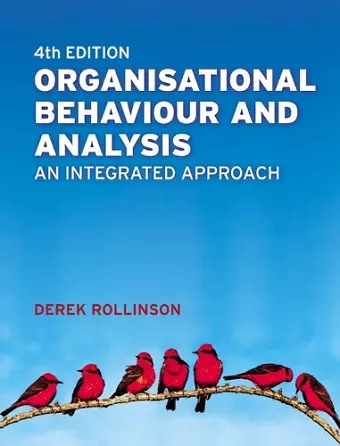 Organisational Behaviour and Analysis cover