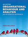 Organisational Behaviour and Analysis cover