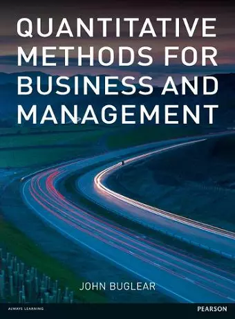 Quantitative Methods for Business and Management cover