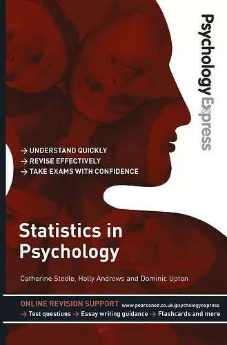 Psychology Express: Statistics in Psychology cover