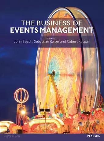 Business of Events Management, The cover