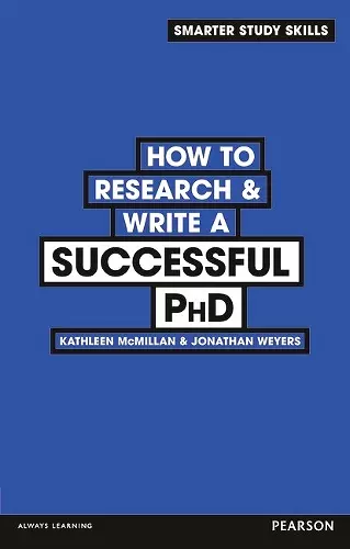 How to Research & Write a Successful PhD cover