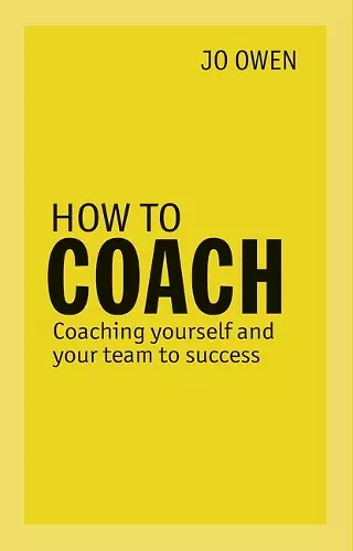 How to Coach cover