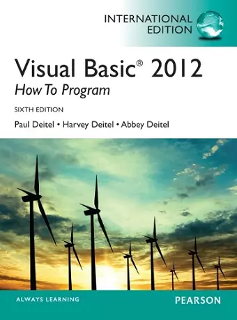 Visual Basic 2012 How to Program cover