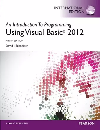 Introduction to Programming with Visual Basic 2012, An cover