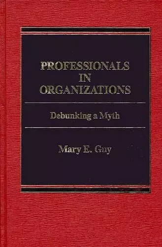 Professionals in Organizations cover