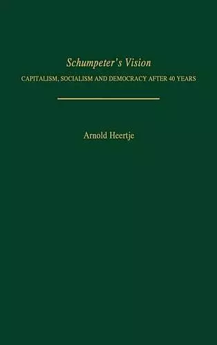 Schumpeter's Vision cover