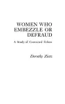 Women Who Embezzle or Defraud cover