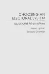 Choosing an Electoral System cover