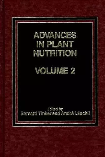 Advances in Plant Nutrition cover