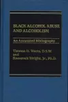 Black Alcohol Abuse and Alcoholism cover