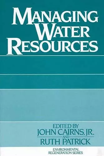 Managing Water Resources cover