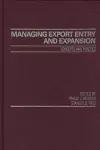 Managing Export Entry and Expansion cover