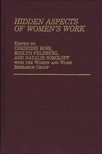 Hidden Aspects of Women's Work cover