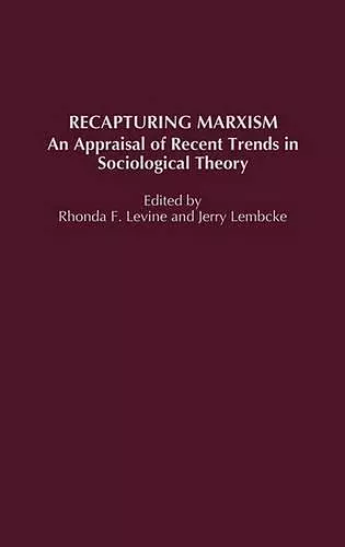 Recapturing Marxism cover