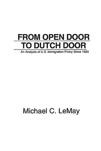 From Open Door to Dutch Door cover