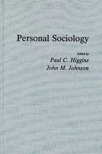 Personal Sociology cover