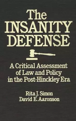 The Insanity Defense cover