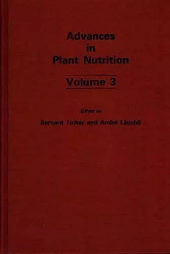 Advances in Plant Nutrition cover