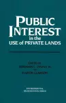 Public Interest in the Use of Private Lands cover