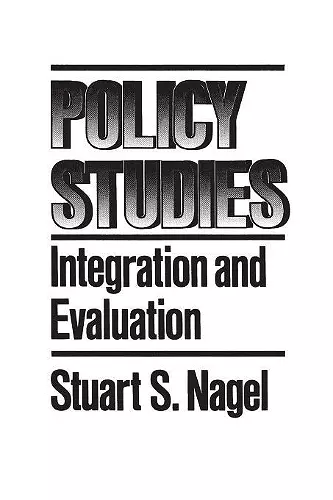 Policy Studies cover