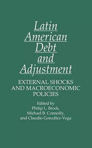 Latin American Debt and Adjustment cover