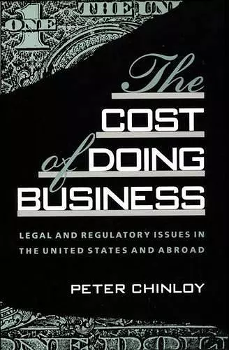 The Cost of Doing Business cover