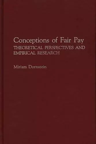 Conceptions of Fair Pay cover