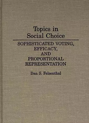 Topics in Social Choice cover