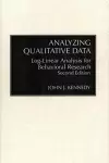 Analyzing Qualitative Data cover