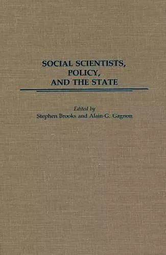 Social Scientists, Policy, and the State cover