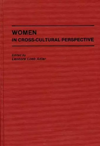 Women in Cross-Cultural Perspective cover