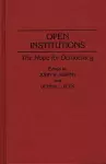 Open Institutions cover