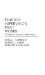 Teacher Supervision that Works cover