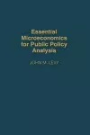 Essential Microeconomics for Public Policy Analysis cover