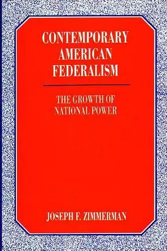 Contemporary American Federalism cover