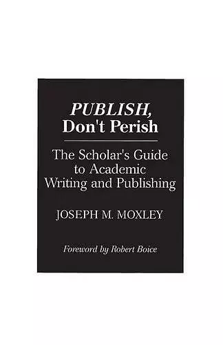 Publish, Don't Perish cover