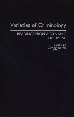 Varieties of Criminology cover
