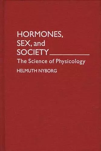 Hormones, Sex, and Society cover