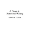 A Guide to Academic Writing cover