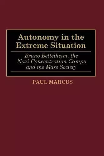 Autonomy in the Extreme Situation cover