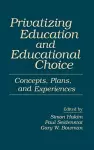 Privatizing Education and Educational Choice cover