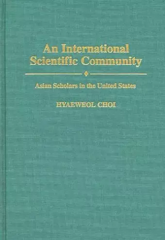 An International Scientific Community cover