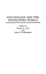 Psychology and the Developing World cover