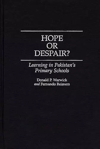 Hope or Despair? cover