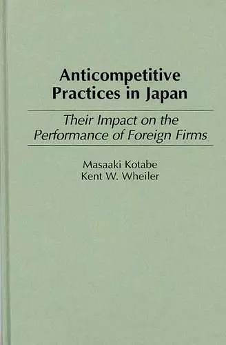 Anticompetitive Practices in Japan cover