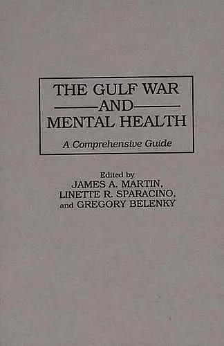 The Gulf War and Mental Health cover