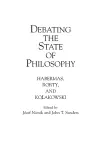 Debating the State of Philosophy cover