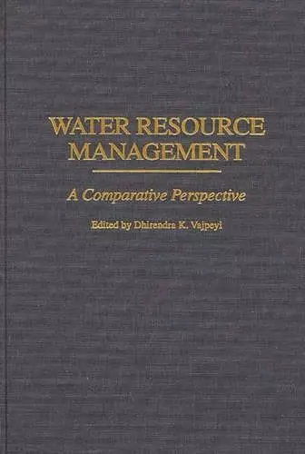 Water Resource Management cover