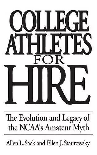 College Athletes for Hire cover